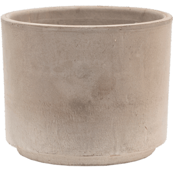 Terra Cotta Flowerpot Grey