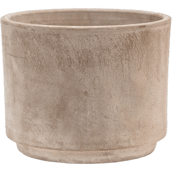 Terra Cotta Flowerpot Grey