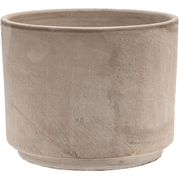 Terra Cotta Flowerpot Grey
