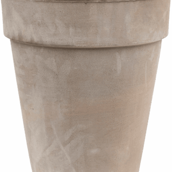 Terra Cotta Flowerpot High Grey