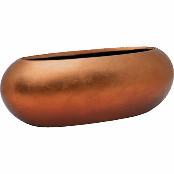 Baq Metallic Silver leaf Boat Matt Copper