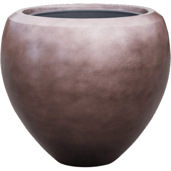 Baq Metallic Silver leaf Couple Matt Coffee (with liner)