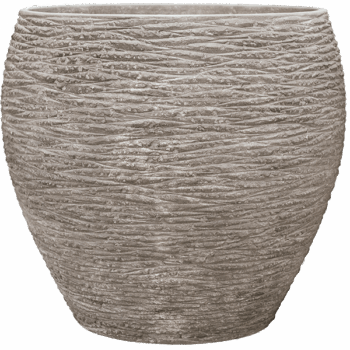 Baq Polystone Coated Ribbed Balloon Raw Grey