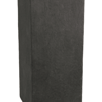 Baq Polystone Plain Square Smoke