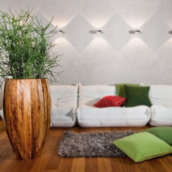 Banana floor vase, Ø 56 cm, height 93 cm, banana bark