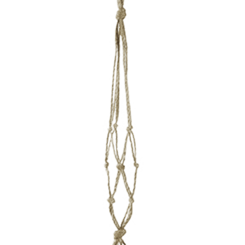Flowerpot hanger Macrame brown D2 H90