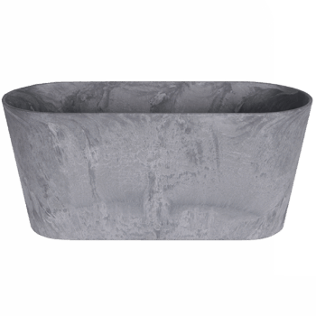 Balcony planter Claire grey D38x16 H17