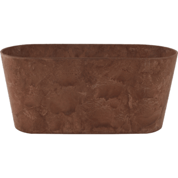 Balcony planter Claire oak D38x16 H17