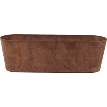 Balcony planter Claire oak D55x16 H17