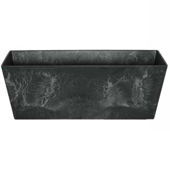 Balcony planter Ella black D55x17 H17