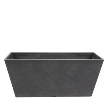 Balcony planter Nimar concrete grey D36x16 H16