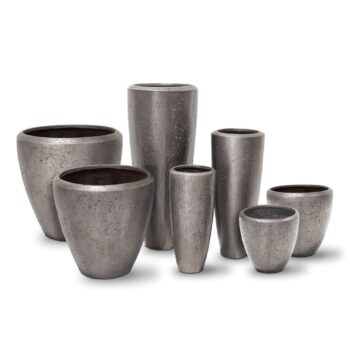 Grace planter, Ø 41 cm, height 41 cm, champagne