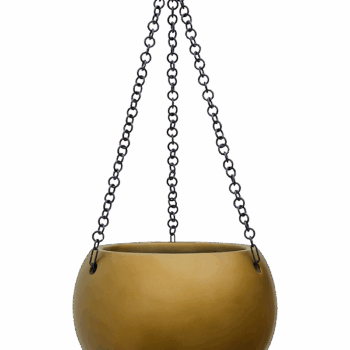 Baq Gradient Hanging Globe Matt Honey