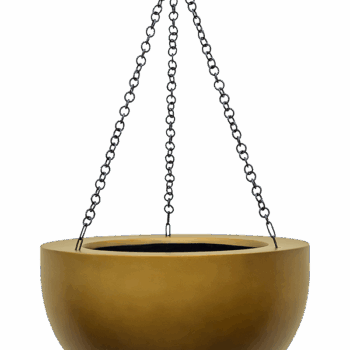 Baq Gradient Hanging Bowl Matt Honey