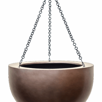 Baq Gradient Hanging Bowl Matt Coffee