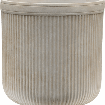 Baq Vertical Rib Cylinder Beige
