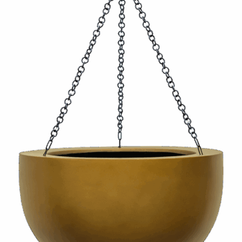 Baq Gradient Hanging Bowl Matt Honey