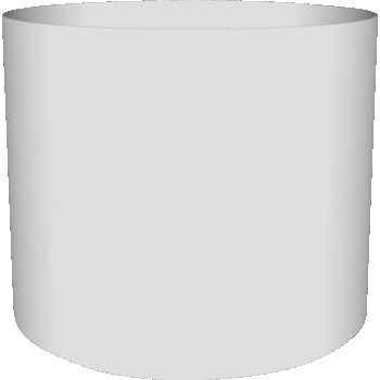 Stiel Standard On wheels RAL 9010 matt (waterproof)