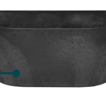 Wallhanger Claire black D38x17 H20