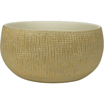 Bowl Ryan shiny sand D28 H13