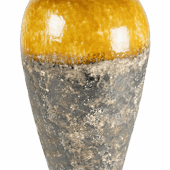 Bottle Lindy ocher D28 H50