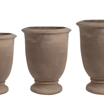 Vase set of 3 Provincial choco D48 H57