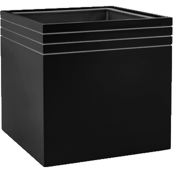 Baq Line-Up Cube Matt Black (with liner and wheelplate)