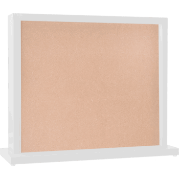 Divider MDF Two-sided RAL 9010 satin gloss