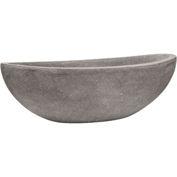 Baq Polystone Plain Boat Grey