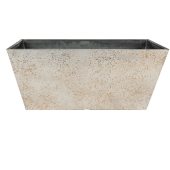 Balcony planter Nimar concrete gold D36x16 H16