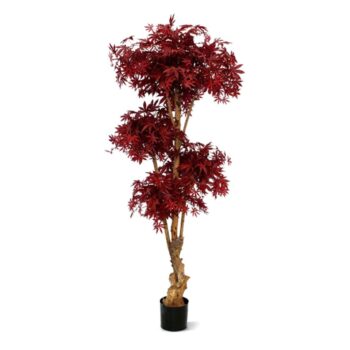 Acer Bonsai deluxe kunstboom  - burgundy