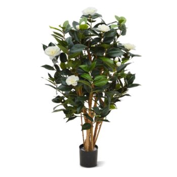 Camelia Japonica deluxe kunstplant  - creme