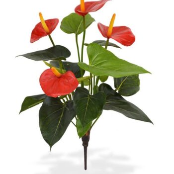 Anthurium kunstplant  - rood