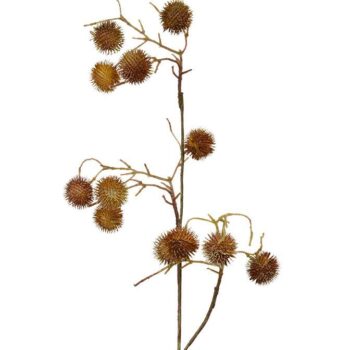 Distel kunsttak  bruin