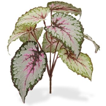 Bladbegonia kunstplant