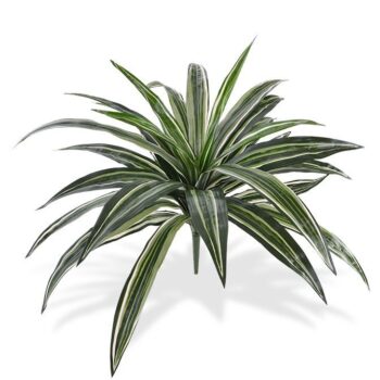 Draceana kunstplant  - groen/bont