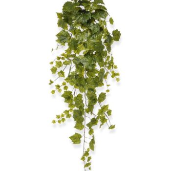 Druivenblad kunst hangplant  - groen