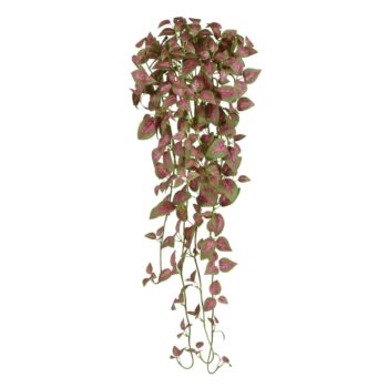 Coleus kunst hangplant  - rose/groen