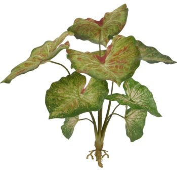 Caladium raspberry kunstplant