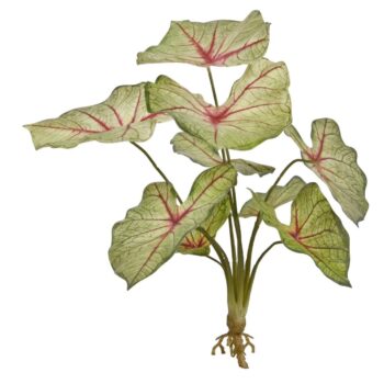 Caladium white queen kunstplant