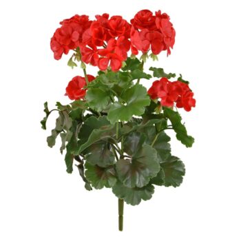 Geranium PL kunstplant  - rood - UV bestendig
