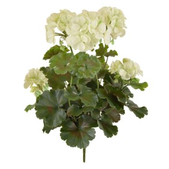 Geranium PL kunstplant  -creme - UV bestendig