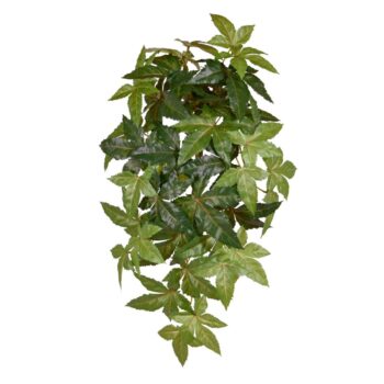 Esdoorn kunst hangplant  groen