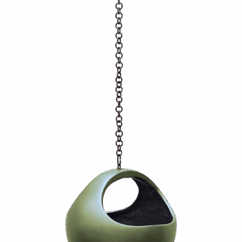 Baq Gradient Hanging Basket Matt Forest Green