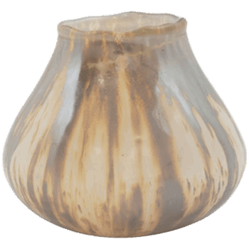 Vase Meja splash cream D14 H11