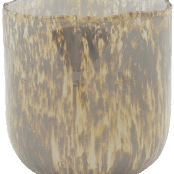 Vase Meja splash cream D15 H13