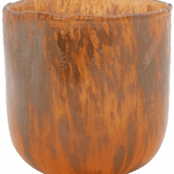 Vase Meja splash orange D15 H13