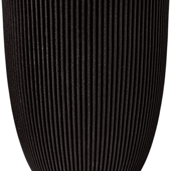 Vaas elegant laag Groove NL 46x58 zwart