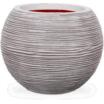 Vaas bol Rib NL 62x48 ivoor