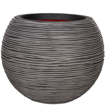 Vaas bol Rib NL 40x32 antraciet